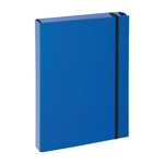 PAGNA Sammelbox Basic - A4, Gummizug, Karton, blau