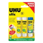 UHU stic Klebestift - 3x 8,2 g, ohne Lösungsmittel