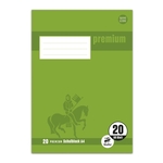 STAUFEN PREMIUM Schulblock PREMIUM LIN 20 - A4, 50 Blatt, 90 g/qm, blanko