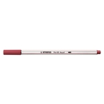 STABILO Premium-Filzstift Pinselspitze Pen 68 brush - Einzelstift - dunkelrot