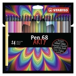 STABILO Premium-Filzstift - Pen 68 ARTY - 24er Pack, sortiert