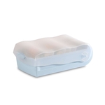 HAN Karteibox CROCO DIN A7 quer, für 900 Karten, transluzent-pastellblau