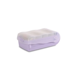 HAN Karteibox CROCO DIN A8 quer, für 500 Karten, transluzent-pastelllila
