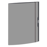 RNK Zeichenmappe friendly grey - A4, 3 Klappen mit Gummizug, Karton
