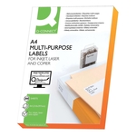 Q-CONNECT Universal-Etiketten - 105 x 148 mm, weiß, 800 Etiketten, permanent