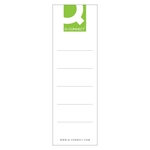 Q-CONNECT Ordnerrückenschild - breit/kurz, 50 x 157 mm, 20 Stück