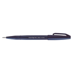PENTEL Kalligrafiestift Sign Pen Brush - Pinselspitze, nachtblau