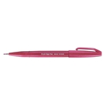 PENTEL Kalligrafiestift Sign Pen Brush - Pinselspitze, burgunderrot