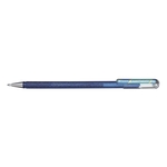 PENTEL Gelschreiber Hybrid Dual Glitter - 0,5 mm, blau/metallic grün