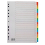 NEUTRAL Register - A - Z, Karton, 20 Blatt + Indeckblatt, weiß