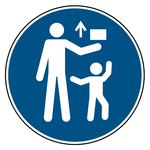 Gebotszeichen Von Kindern fernhalten DIN EN ISO 7010 M055