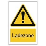Warnzeichen Ladezone Kombischild