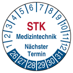 Pr&uuml;fplakette STK Medizintechnik N&auml;chster Termin Wei&szlig;