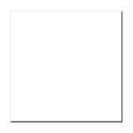 Neutrales Magnetschild 10 x 10 cm