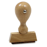 individueller Holzstempel für max. 5 Zeilen, 40 x 40 mm