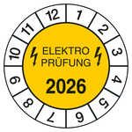 Pr&uuml;fplakette ELEKTROPR&Uuml;FUNG